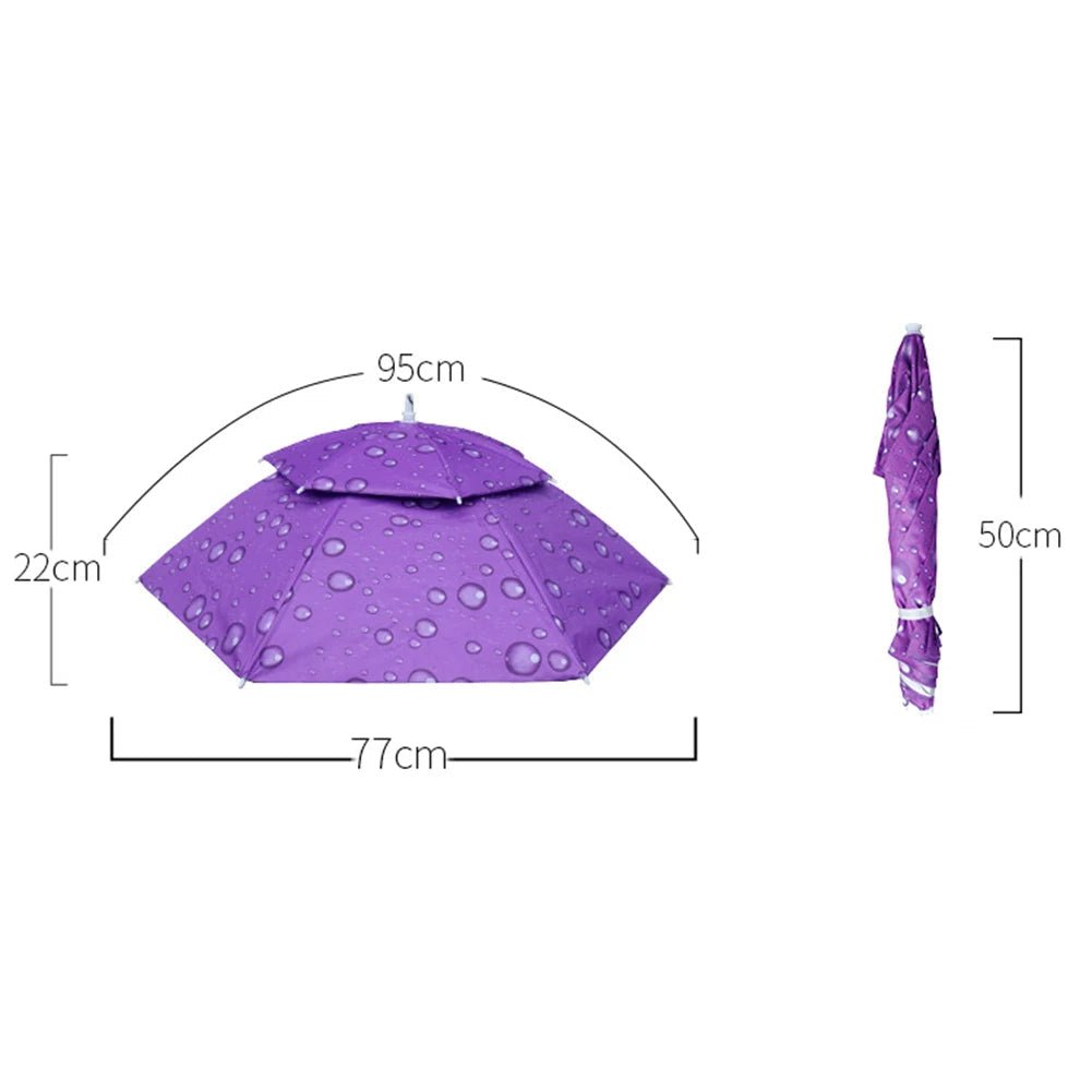 PARAGUAS TIPO SOMBRERO MULTIPROPOSITO - luzstore