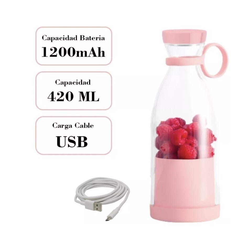 Licuadora Portátil Recargable USB – Batidos al Instante - luzstore